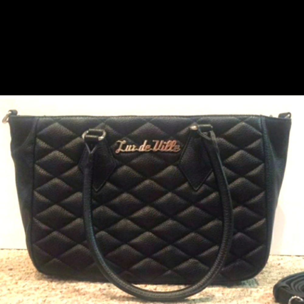 Lux De Ville large tote purse